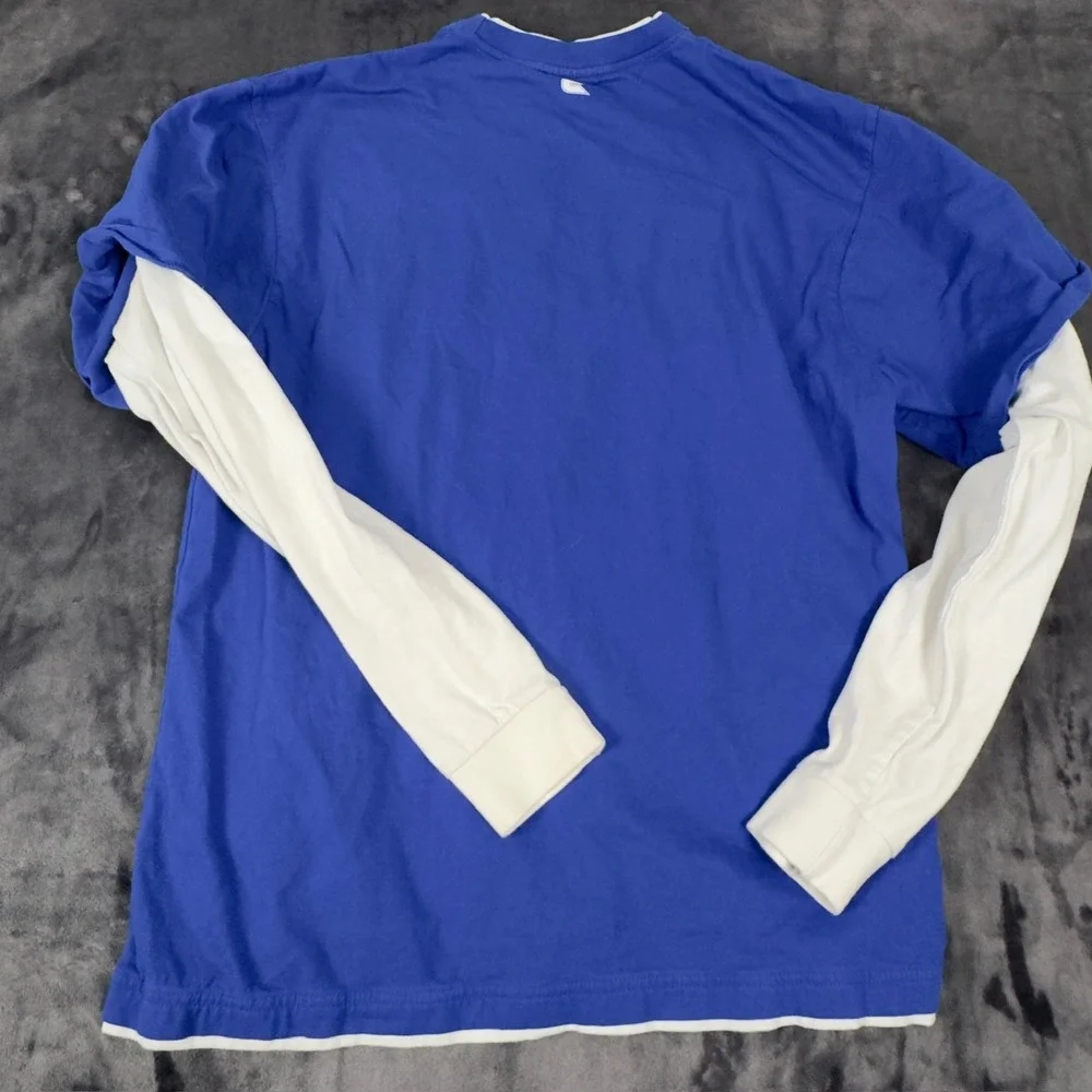 Colosseum Duke Blue Devils Shirt Mens XL‎ Blue Long Sleeve Layered Look Graphic